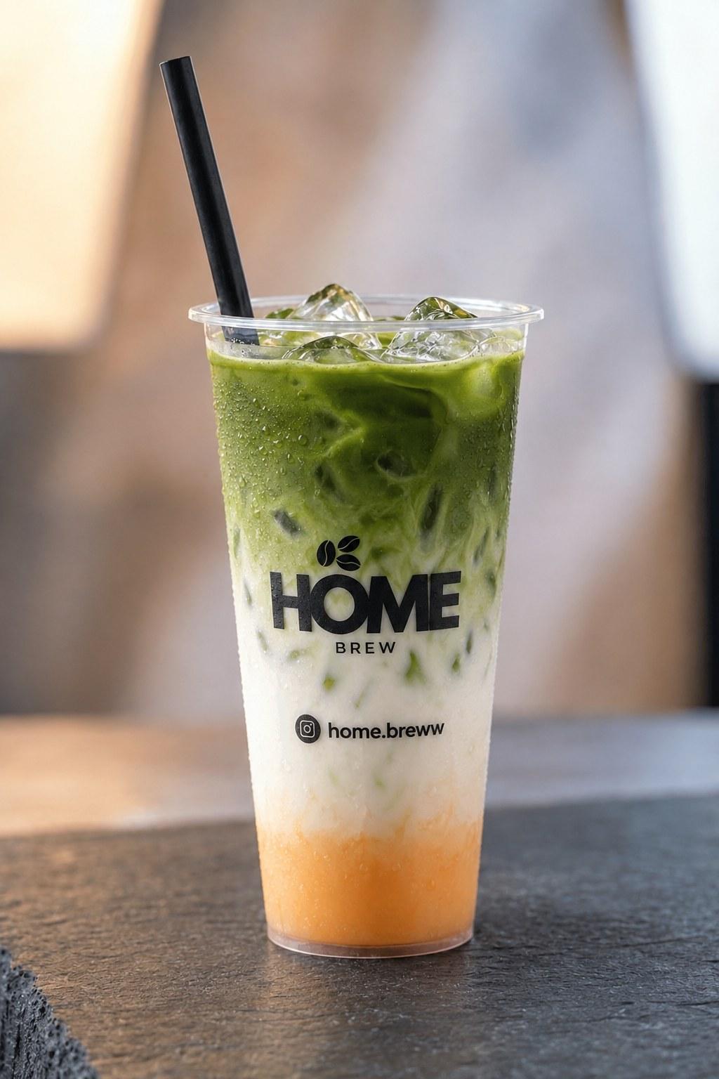 Peach Matcha
