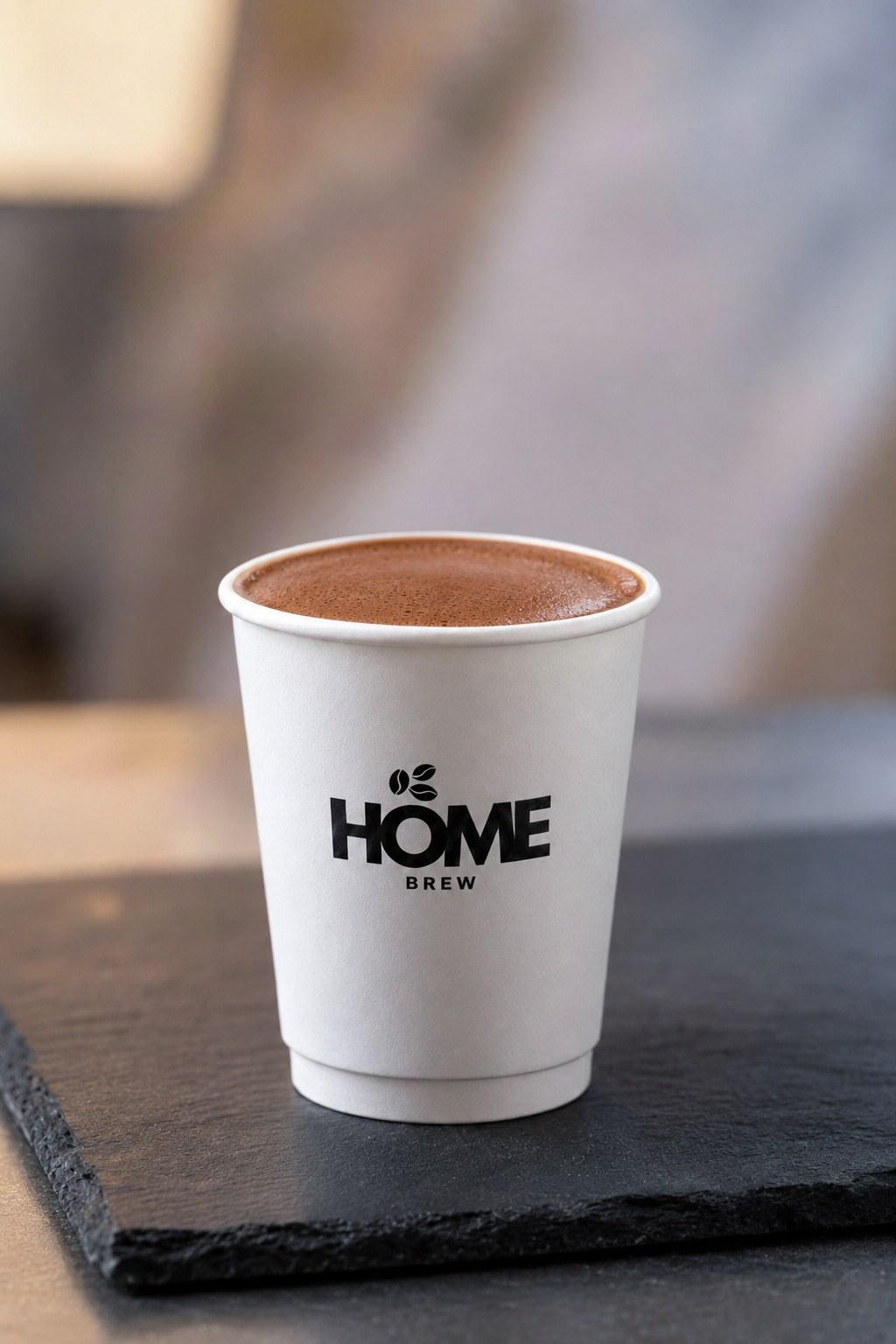 Dubai chocolate latte hot